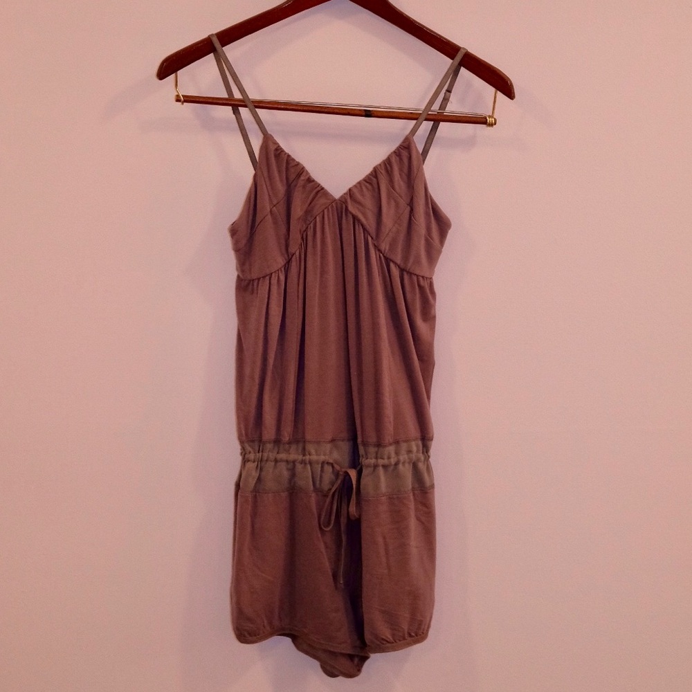 Aritzia Wilfred Grey Romper